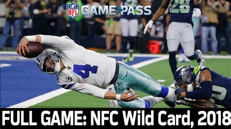 How to Watch Cowboys vs. Seahawks NFC Wild Card Game: 